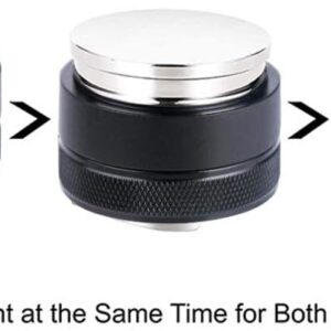 51mm Coffee Distributor & Tamper, Dual Head Coffee Leveler Portafilter -51mm - Image 4