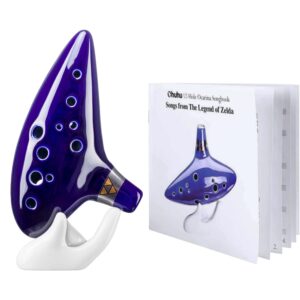 Zelda Ocarina with Song Book (Songs from The Legend of Zelda), 12 Hole Alto