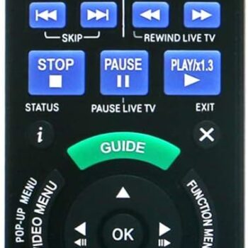N2QAYB001039 Replacement Remote Control Suit for Panasonic Blu-ray Disc Recorder