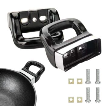 2 Pcs Replacement Pot and Pan Handle Set, Double/Single Hole Design