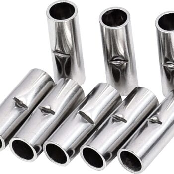 BCU Series Uninsulated Butt Connector 8 Gauge 8 Pack