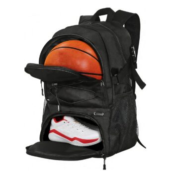 Large Capacity Basketball Bag with Separate Shoe Compartment