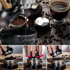 51mm Coffee Distributor & Tamper, Dual Head Coffee Leveler Portafilter -51mm - Image 5