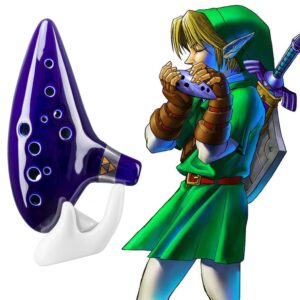 Zelda Ocarina with Song Book (Songs from The Legend of Zelda), 12 Hole Alto - Image 2