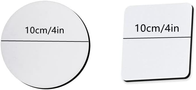 30 Pcs Sublimation Coasters,Sublimation Blanks Round Coasters,Blank White Rubber - Image 5