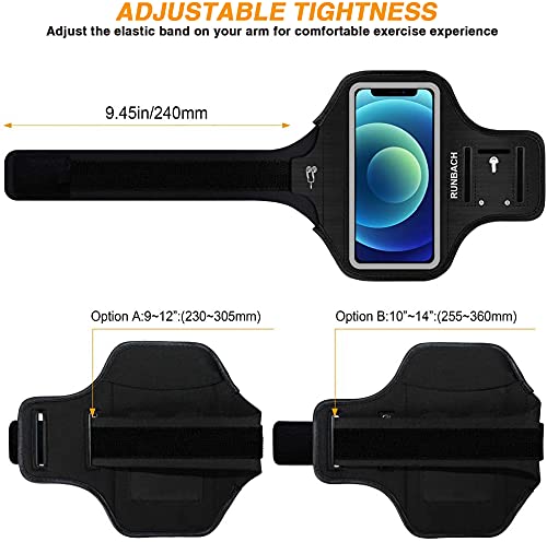Armband for iPhone Sweatproof Running Exercise Gym Bag with Card Slot - Image 6