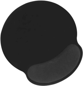 Mouse Pad - Gel Gaming Mouse Wrist Rest Pads Mat, Ergonomic Memory Foam (Black)