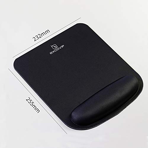 Big Ergonomic Mouse Pad with Wrist Support,Comfortable Computer Mousepad (Black) - Image 6