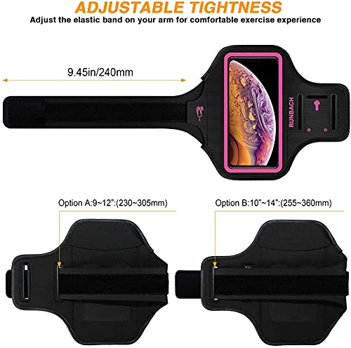 For iPhone 15/15 Pro/14/14 Pro/13/13 Pro/12/12 Pro/11/XR Sweatproof Running Bag - Image 6