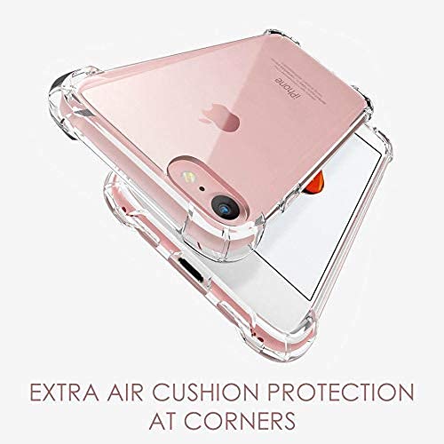 Crystal Case Cover for iPhone SE3/SE2/7/8 (4.7") - Ultra Clear Slim TPU Bumper - Image 3