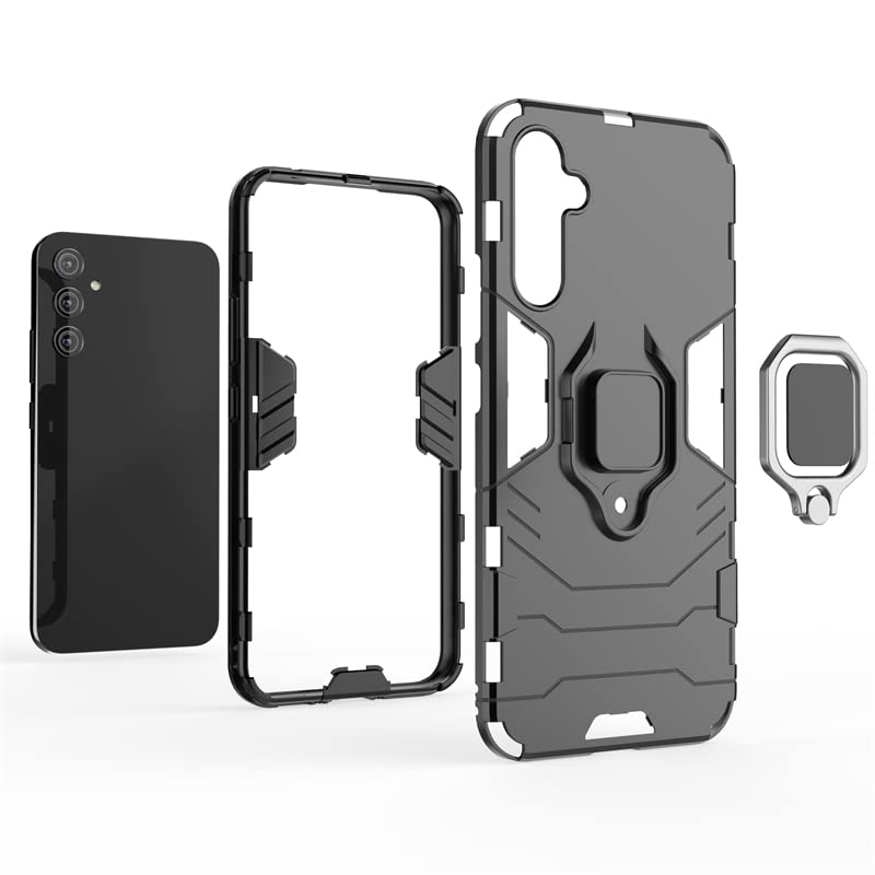 Kickstand Case for Samsung Galaxy A34 5G, Shockproof Hard PC Protective Case - Image 4