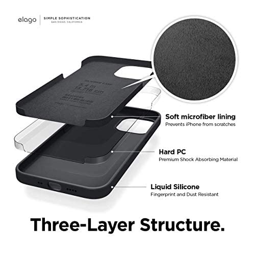 For iPhone 12 Mini (5.4"), Premium Silicone 3 Layer Shockproof Cover Case - Image 2