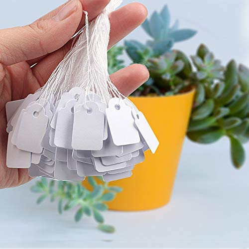 500Pcs Price Tags with String Attached by , 0.91 x 0.55 inches Premium Writable - Image 4
