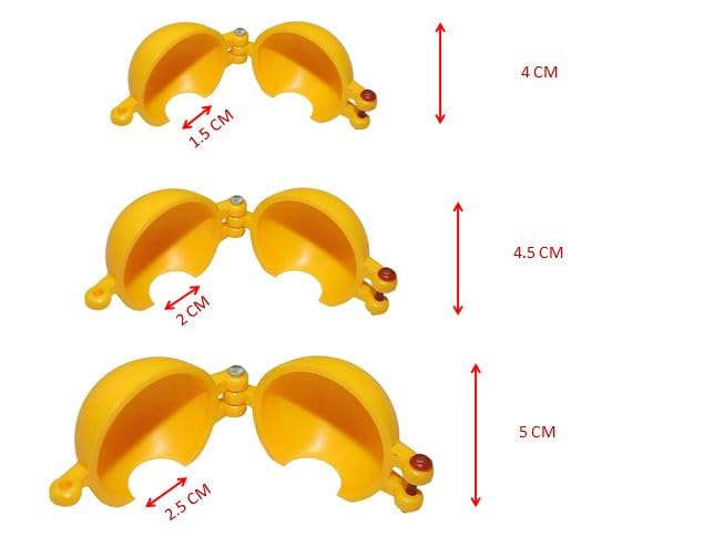 Ladoo Maker Mold Plastic Set of 3 in three sizes 1,2 and 3 No. Ladu maker mould - Image 2