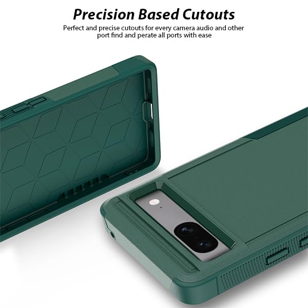 For Google Pixel 8 (2023) Protective Heavy Duty Shockproof Case - Green - Image 4