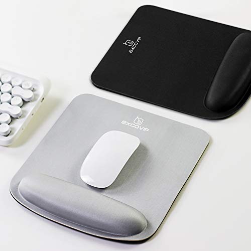 Big Ergonomic Mouse Pad with Wrist Support,Comfortable Computer Mousepad (Black) - Image 7