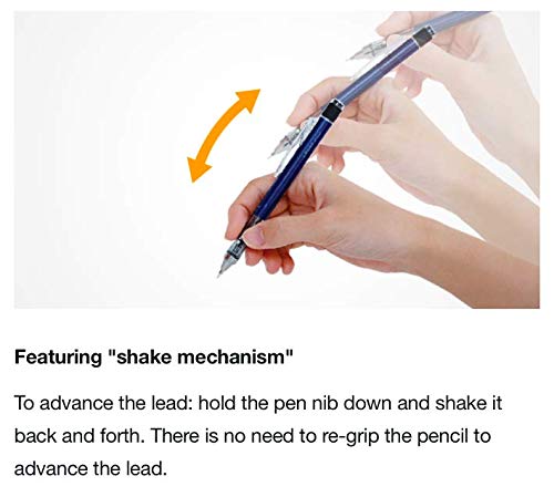 Tombow Mono Graph Shaker Mechanical Pencil 0.5mm, Pattern Body (SH-MG) - Image 5