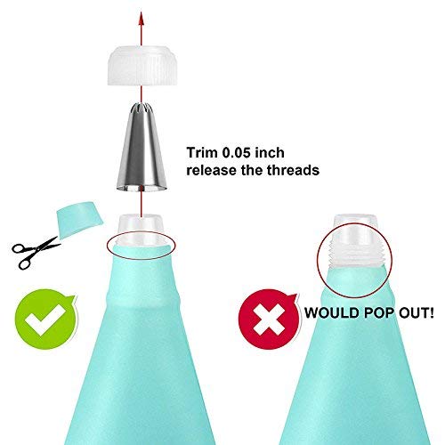 Cake Decorating Supplies Cake Piping Nozzles Tips Kits Cupcake Decorating Kit - Image 2