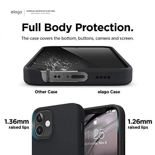 For iPhone 12 Mini (5.4"), Premium Silicone 3 Layer Shockproof Cover Case - Image 5