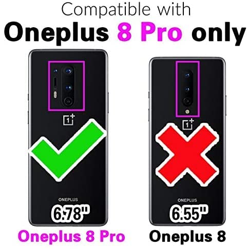 For OnePlus 8 Pro 5G Tempered Glass Screen Protector and Leather Flip Wallet - Image 2