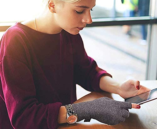 Arthritis Compression Gloves for Men & Women - Fingerless Gloves - Image 5