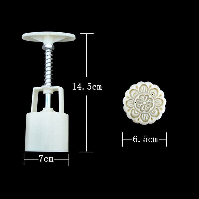 Cookie Stamp Press Mid Mooncake Decor Cookies Round Moon Cake Autumn Festival - Image 5