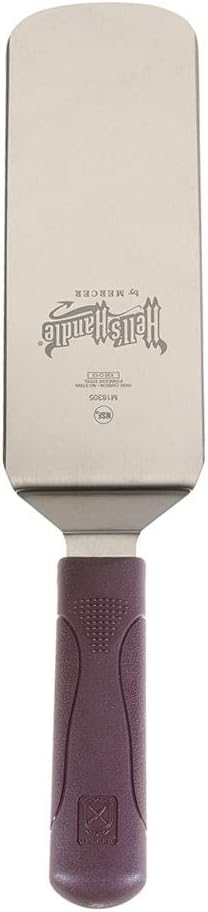 8-Inch x 3-Inch Turner - Beveled Side Edges, Black - Image 2