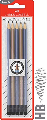 Faber-Castell Eleganz Graphite Pencil HB, 5 Pack, (12-111482) - Image 4