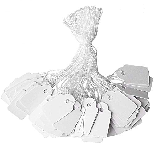 500Pcs Price Tags with String Attached by , 0.91 x 0.55 inches Premium Writable - Image 2