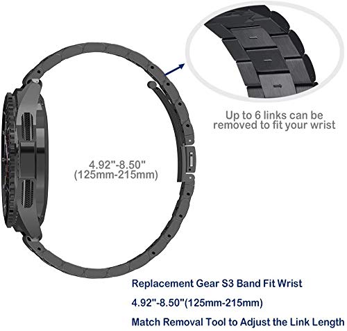 Watch Band Compatible with Samsung Galaxy Watch 3 45mm / Gear S3 - Image 4