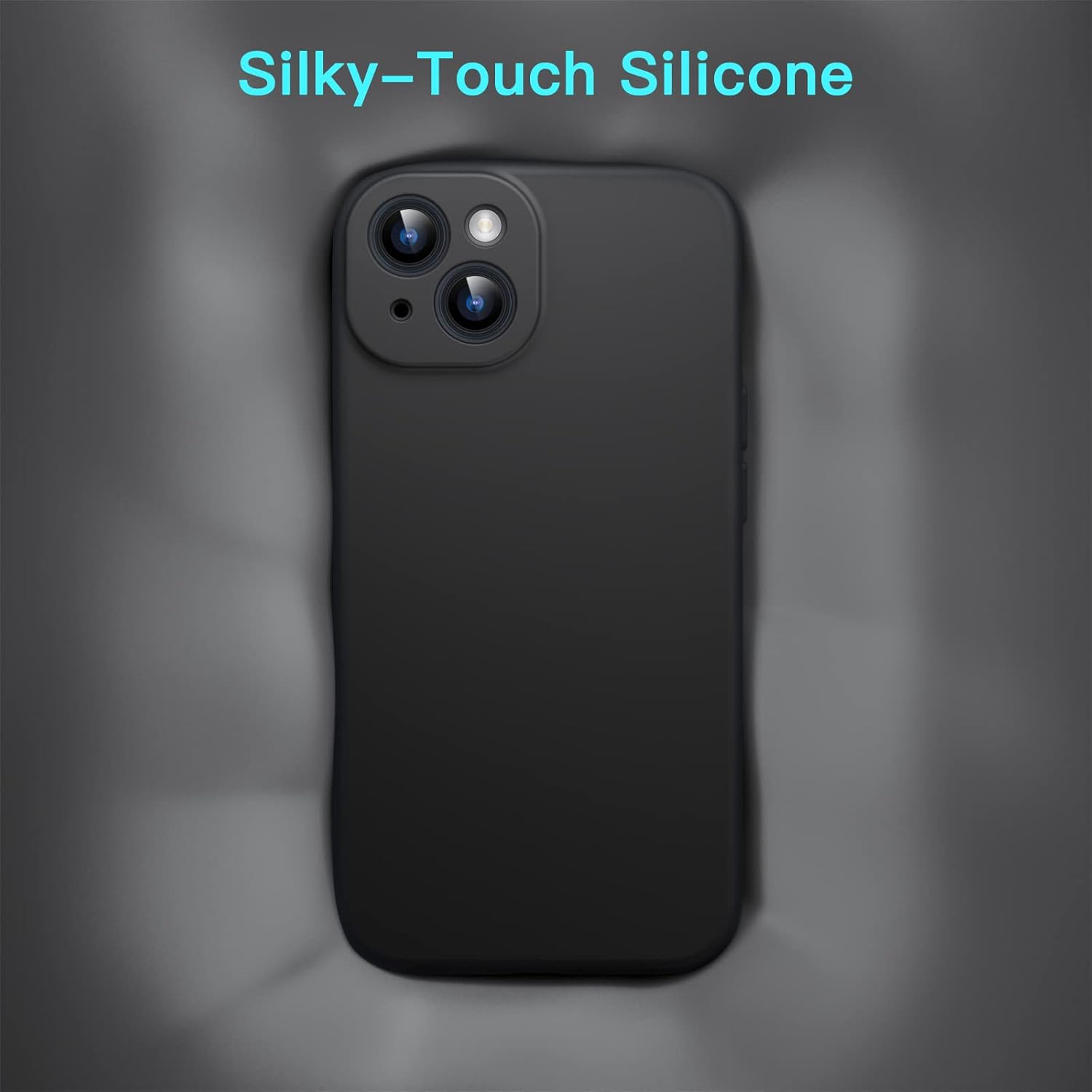 Magnetic Silicone Case for iPhone 13 6.1-Inch, Compatible with MagSafe (Black) - Image 7