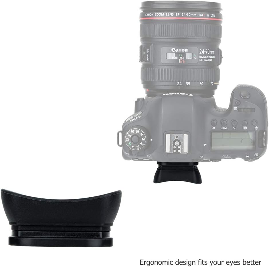 Soft Silicon Camera Viewfinder Eyecup Eyepiece Eyeshade for Canon EOS 850D 6D2 - Image 7