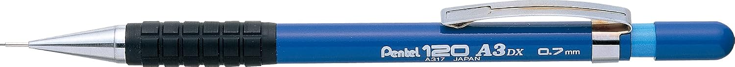 Pentel 120 A3 Mechanical Pencil Wallet 4 Assorted Sizes (A310-4) - Image 5