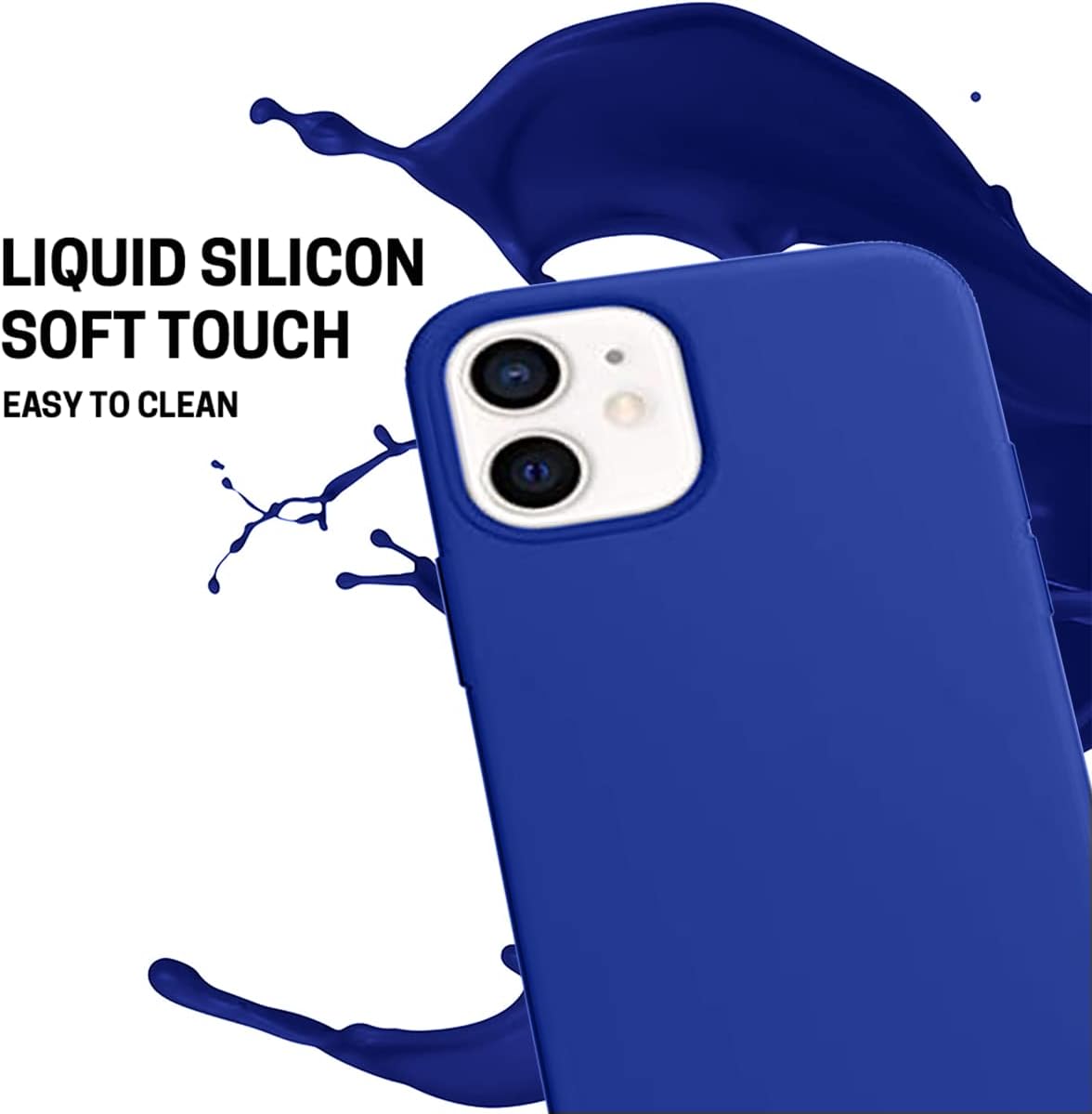 iPhone 12/12 Pro Soft Protective Shockproof Case - Blue - Image 4