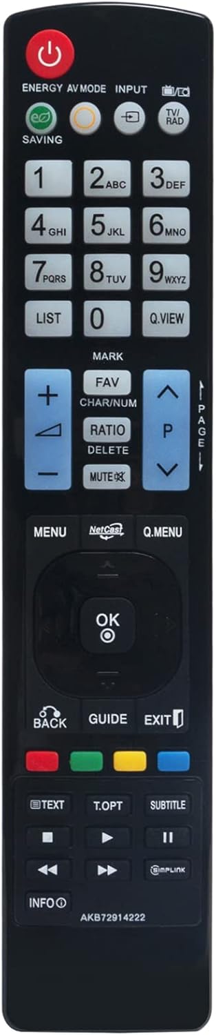 Replacement Remote fit for LG TV 32LD550 55LD650 42LE5400 47LE5500