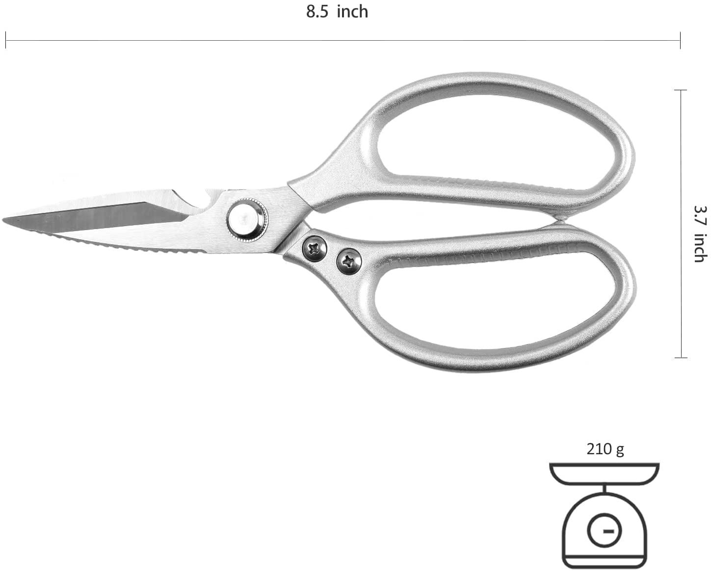 Kitchen Shears - Multi Functional Kitchen Scissors Heavy Duty, Professional - Image 9