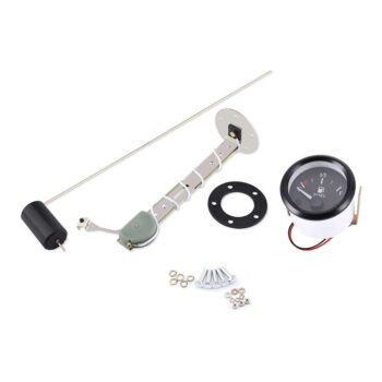 2 Inch (52mm) Digital LED Fuel Level Gauge Meter with Sensor E-1/2-F Pointer
