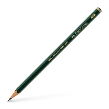 Faber-Castell 3B 9000 Lead Pencil - Black Box - Graduation 3B - 12 Count