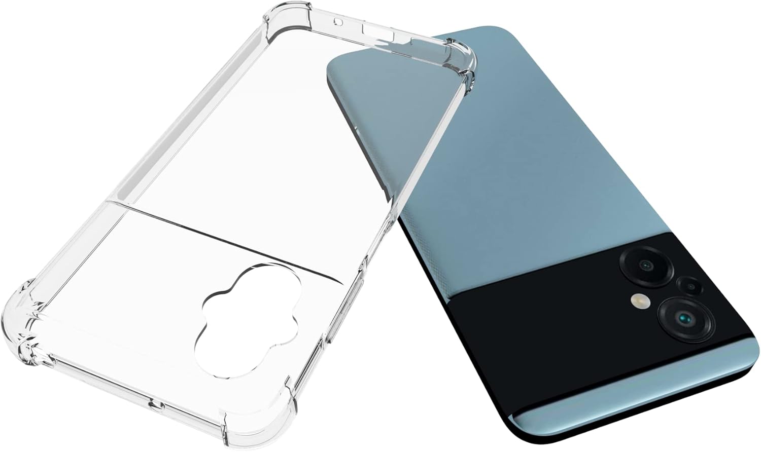 For Xiaomi Poco M5 4G Clear TPU Four Corners Protective Transparent Case - Image 2