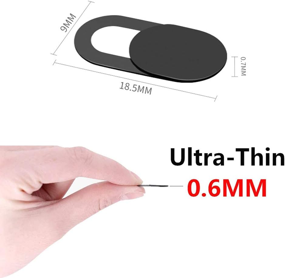 Webcam Cover - Ultra Thin Web Laptop Camera Cover Slide - 8 Pack - Image 2