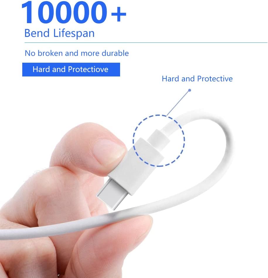 USB C Cable, Type C to USB A Charger 2Pack 2M USB Type C Cable, USB-C to USB-A - Image 3