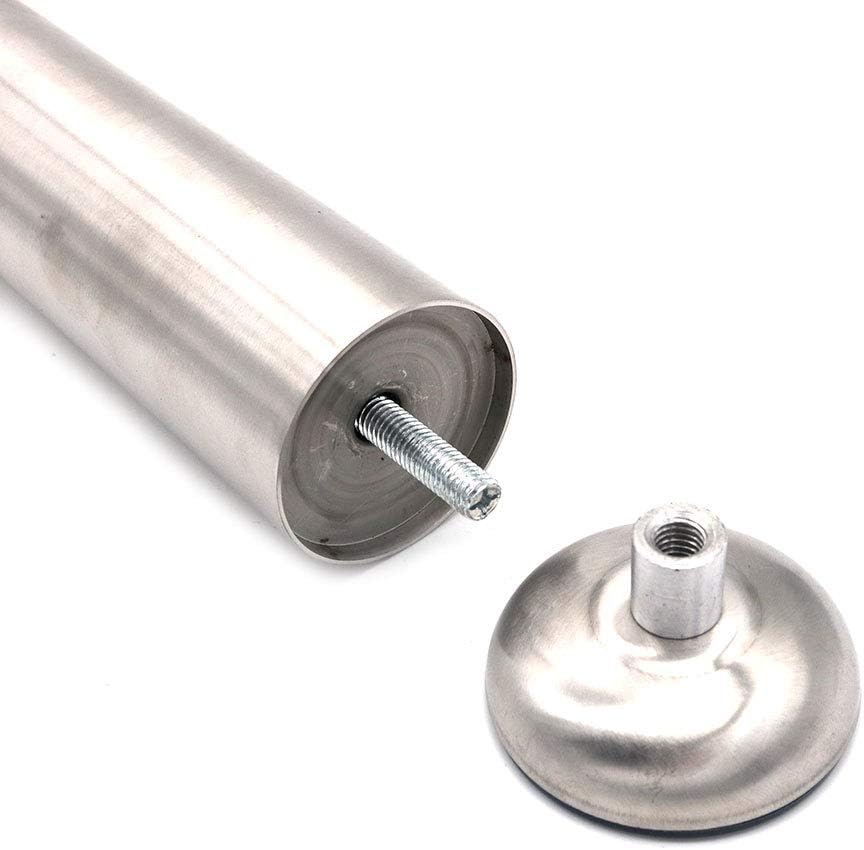 Set of 4 Adjustable Furniture Legs, 18cm Long, Extra Thick, Heavy Duty S Steel - Image 3