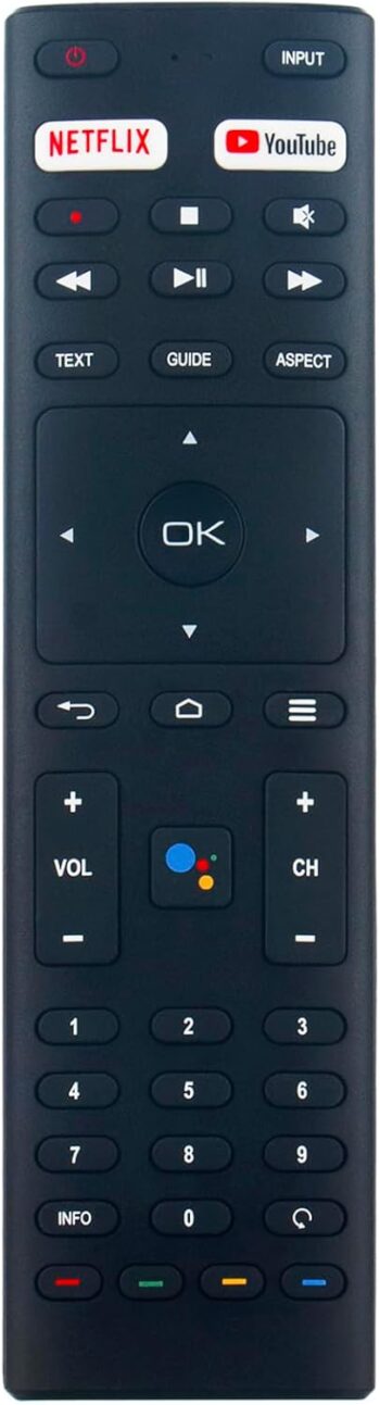 Replacement Voice Remote Control fit for Hitachi Android LED TV CLE-1044 CR-42A