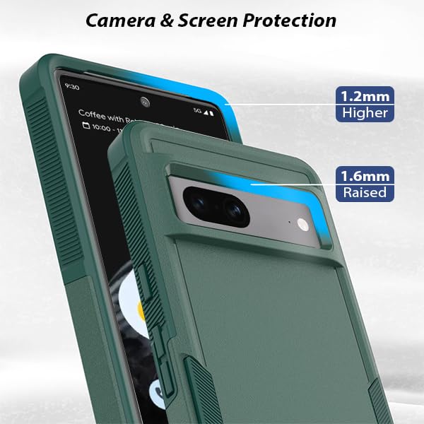 For Google Pixel 8 (2023) Protective Heavy Duty Shockproof Case - Green - Image 5