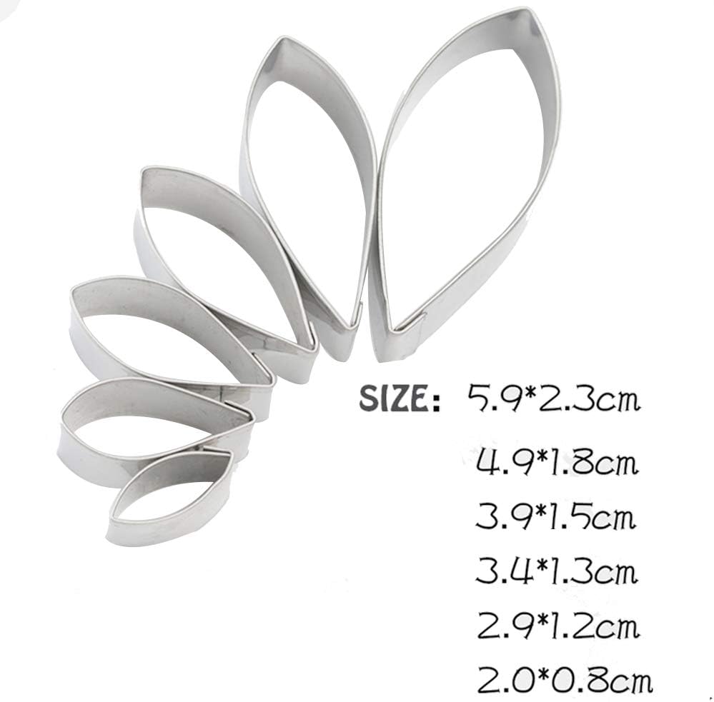 Dahlia Sugar Flower Veining Molds Fondant Cutters Gumpaste Cake Craft (14PCS) - Image 5