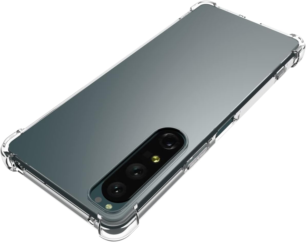 For Sony Xperia 1 IV Clear TPU Four Corners Transparent Soft Case - Image 4
