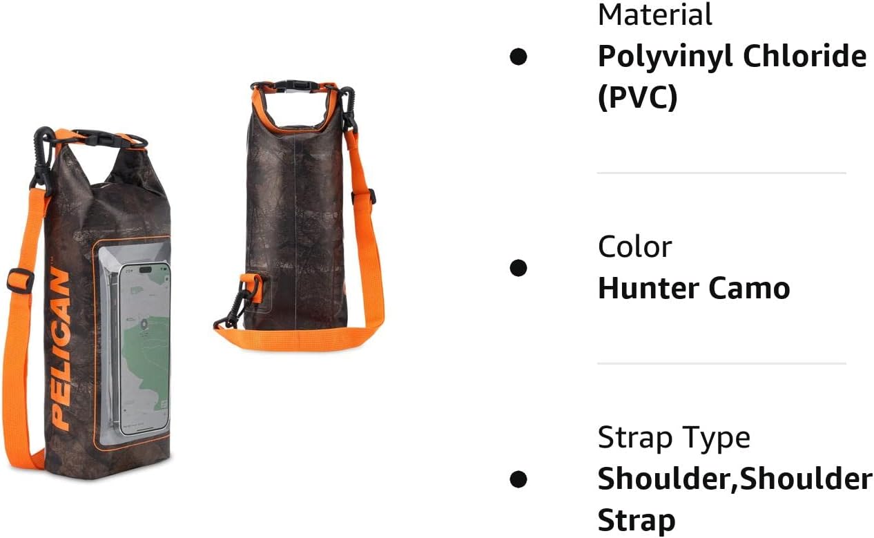 IP68 Waterproof Dry Bag 5L - Roll Top Waterproof Backpack w/Phone Case - Image 10