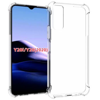 For Vivo Y11S Clear TPU Four Corners Protective Transparent Soft Case