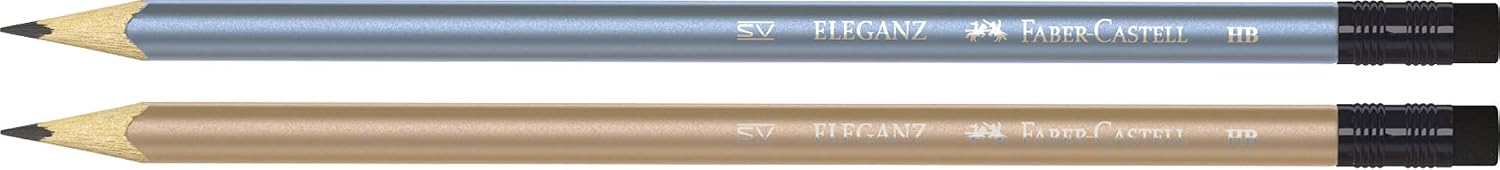 Faber-Castell Eleganz Graphite Pencil HB, 5 Pack, (12-111482) - Image 2