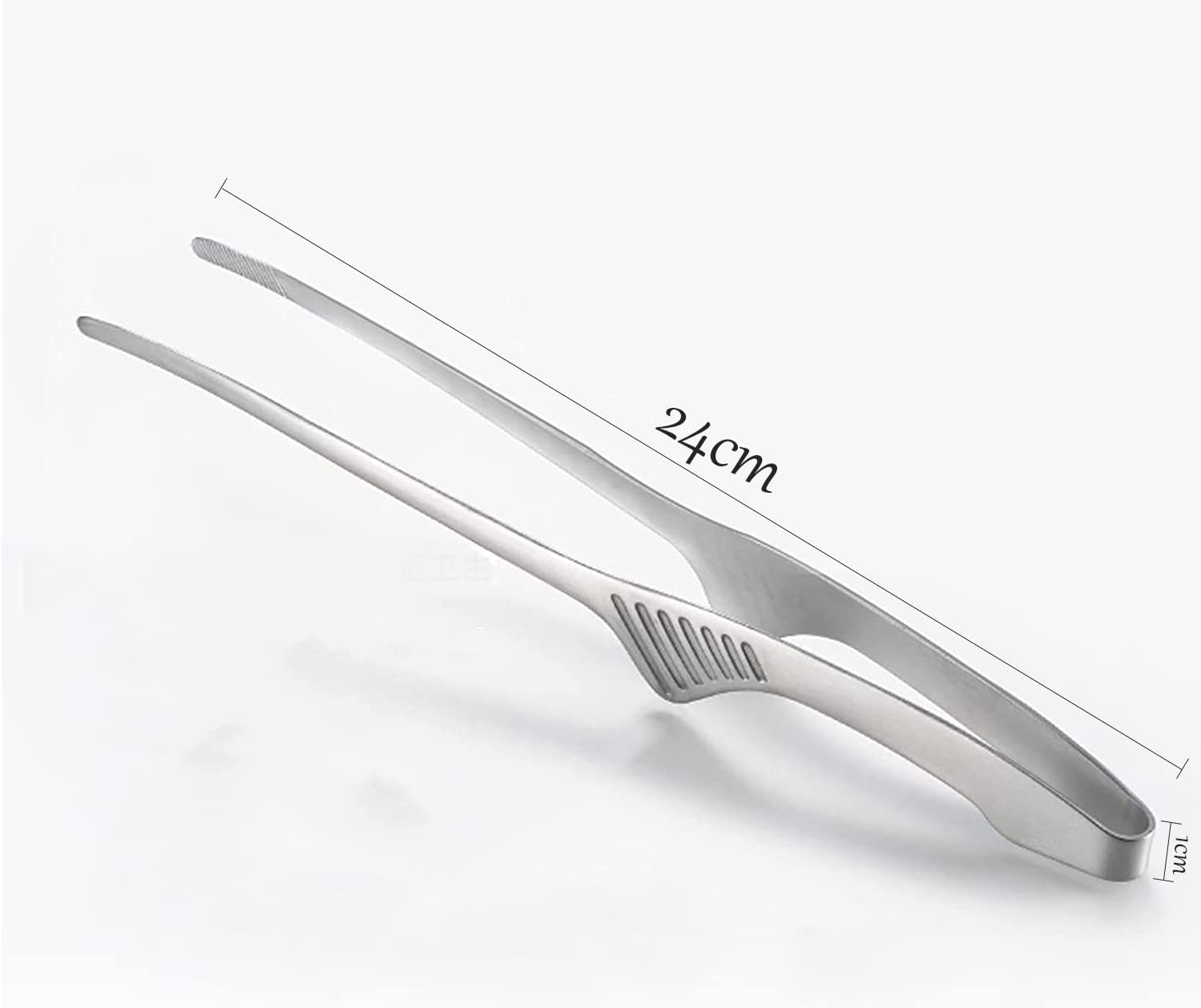 Stainless Steel Grill Tongs Korean and Japanese BBQ Non-Slip Kitchen Tongs - Image 5